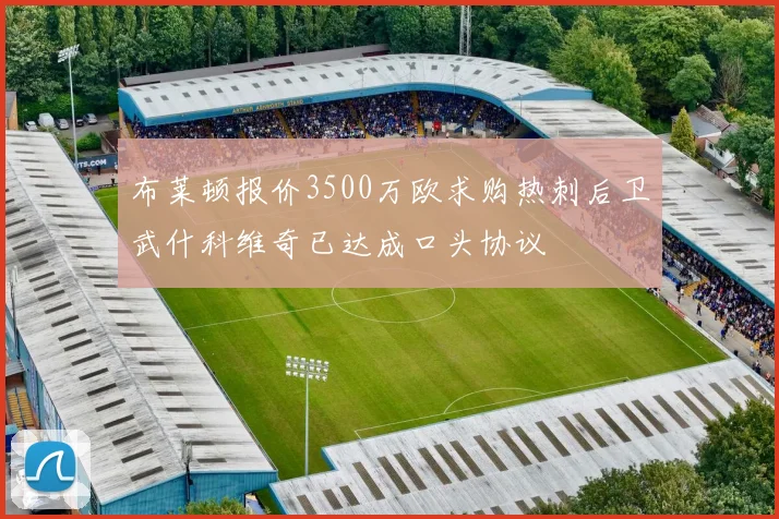 布莱顿报价3500万欧求购热刺后卫武什科维奇已达成口头协议